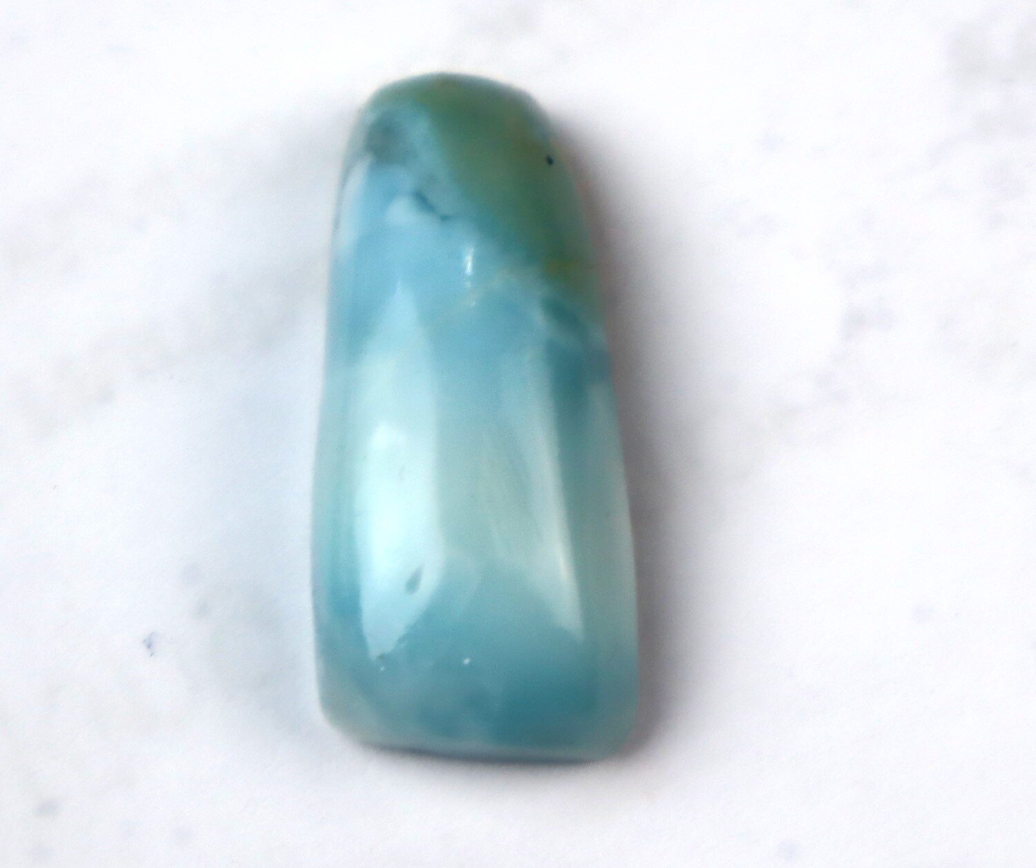 Natural Green Blue Larimar Cabochon 22mm – photo 3