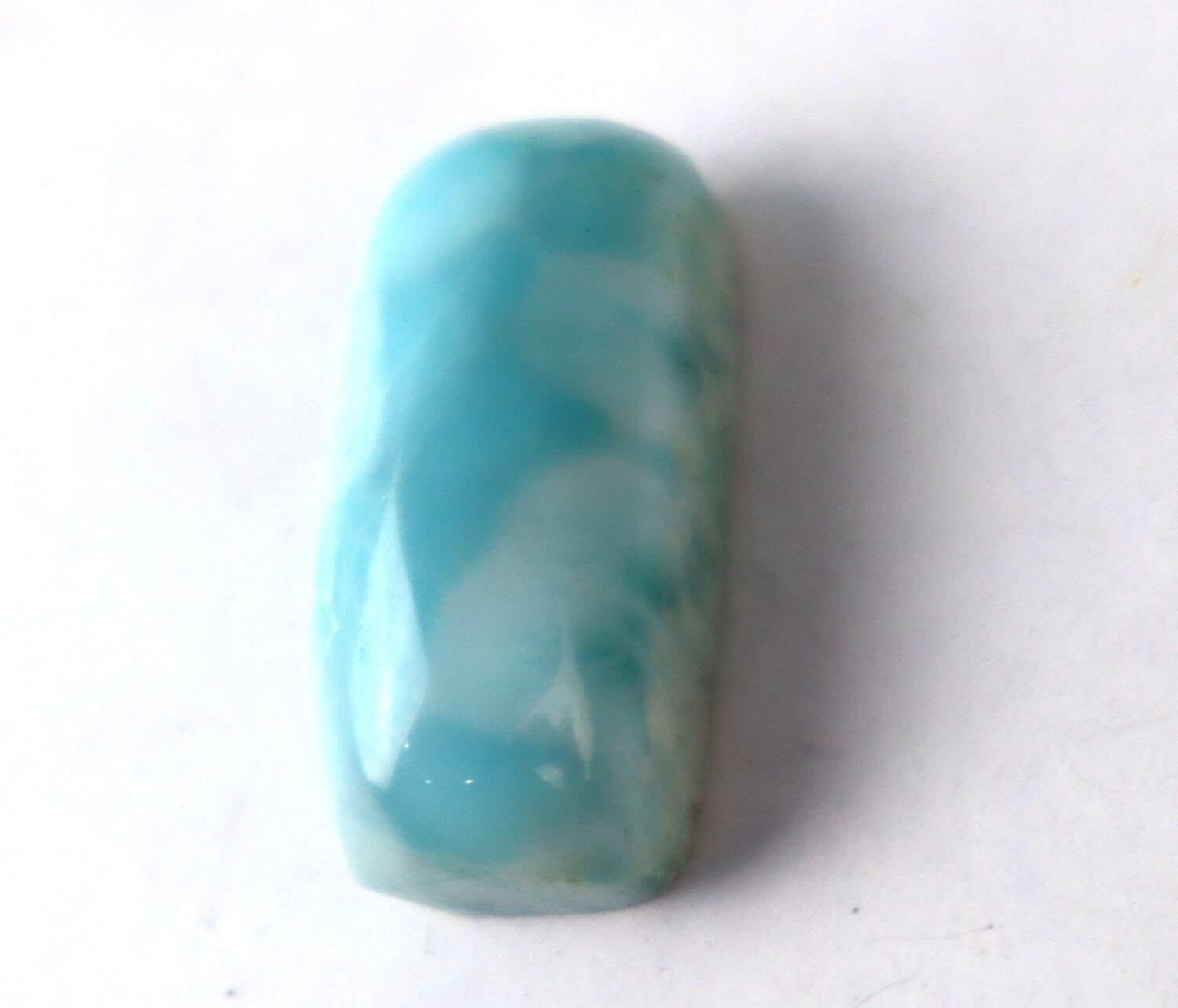 Charming Design Natural Sky Blue Larimar Cabochon 24mm – photo 3