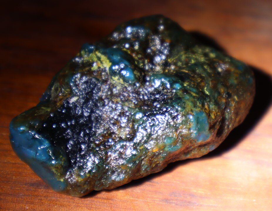 Exquisite Natural Dominican Translucent Sky Blue Amber Rough Specimen 49mm 14g – photo 5