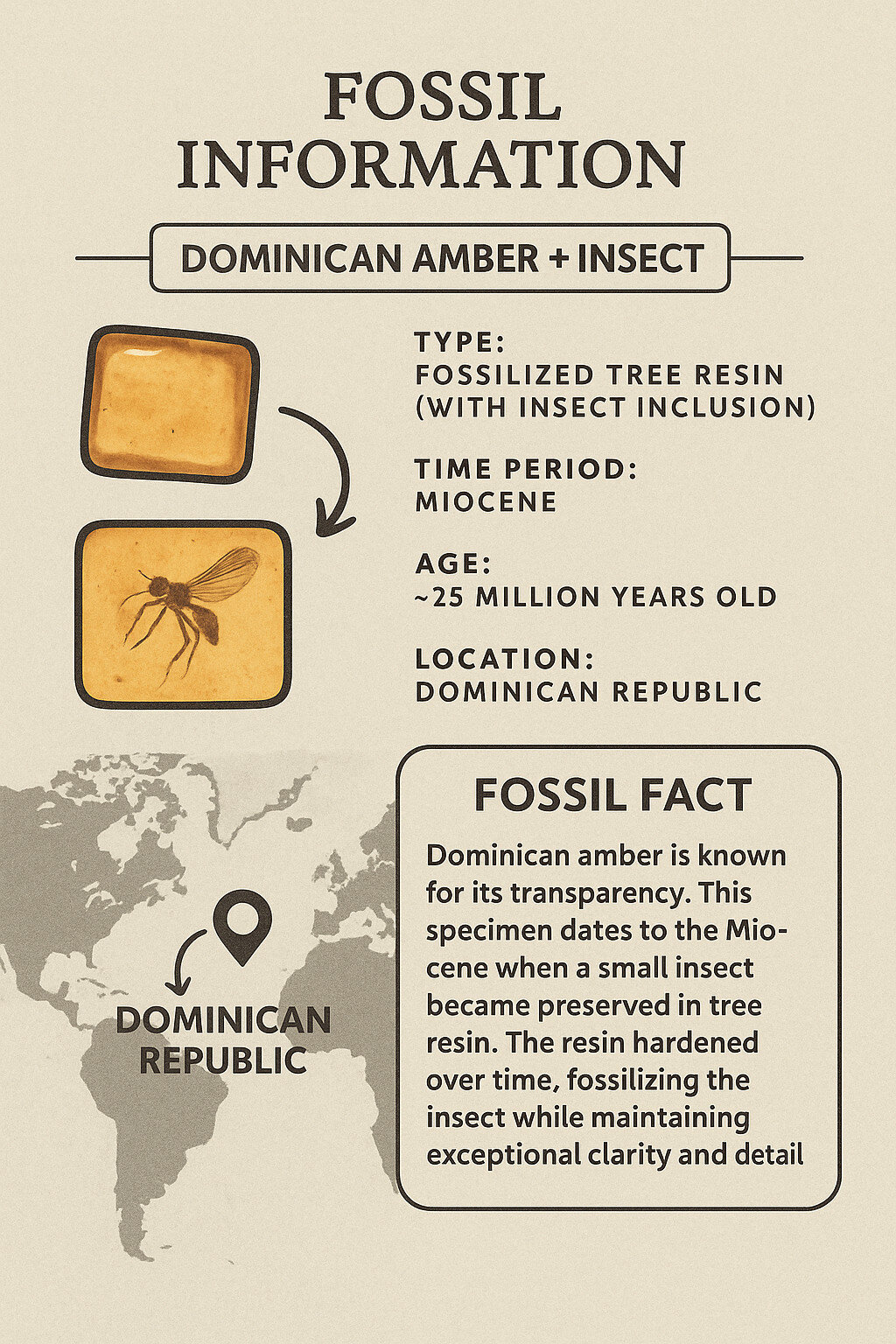 Dominican Amber with Natural Botanical Inclusion – photo 2
